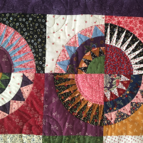 New York Beauty quilt - detail